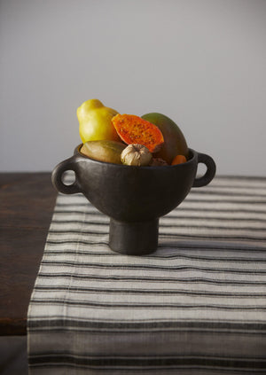Longpi Fruit Bowl | Black Clay