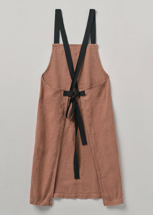 Linen Workwear Apron | Clay