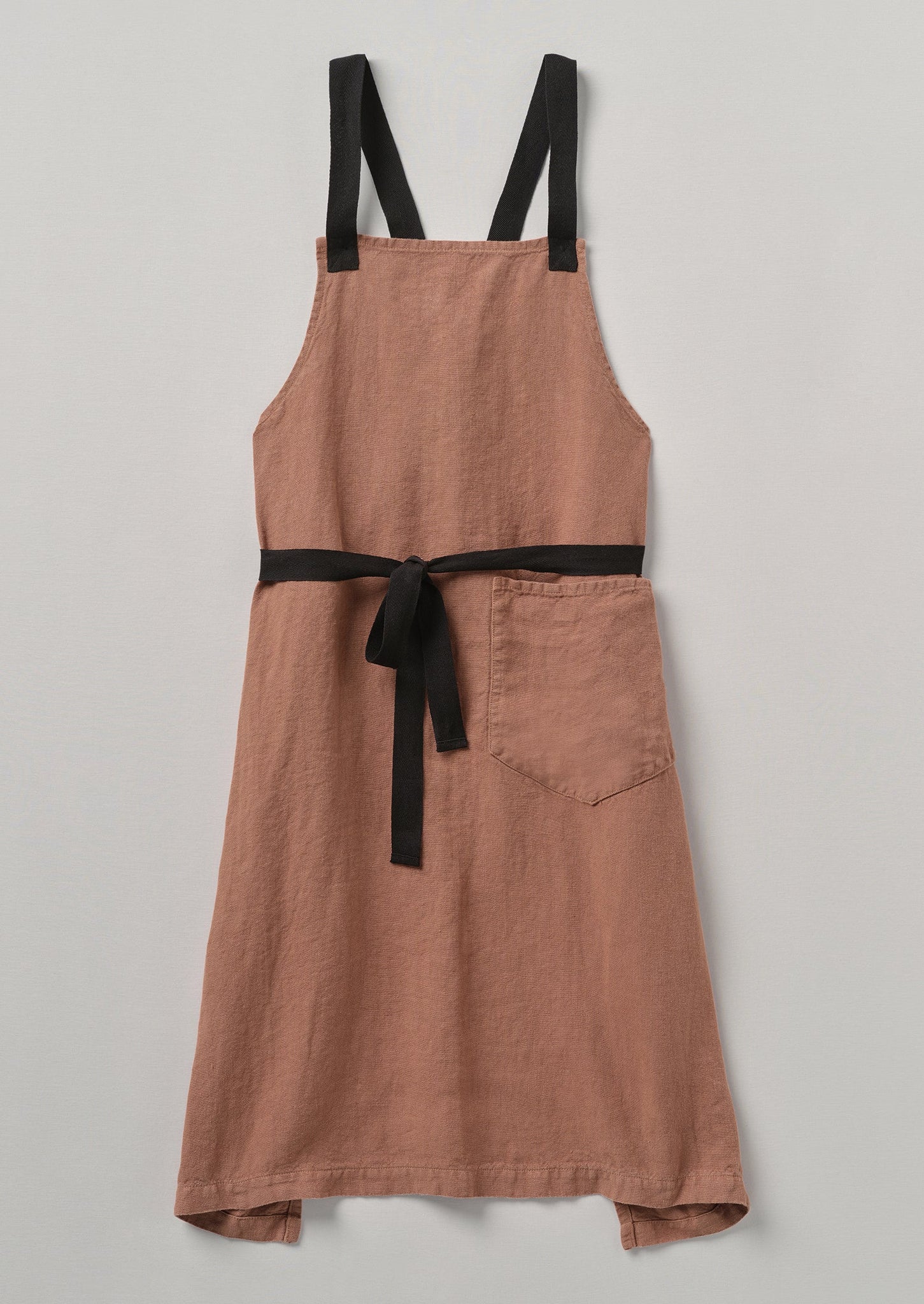 Linen Workwear Apron | Clay