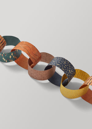 Lokta Paper Chain Kit | Multi