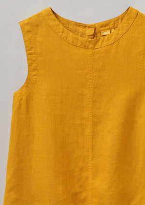 Garment Dyed Linen Tank Top | Butternut
