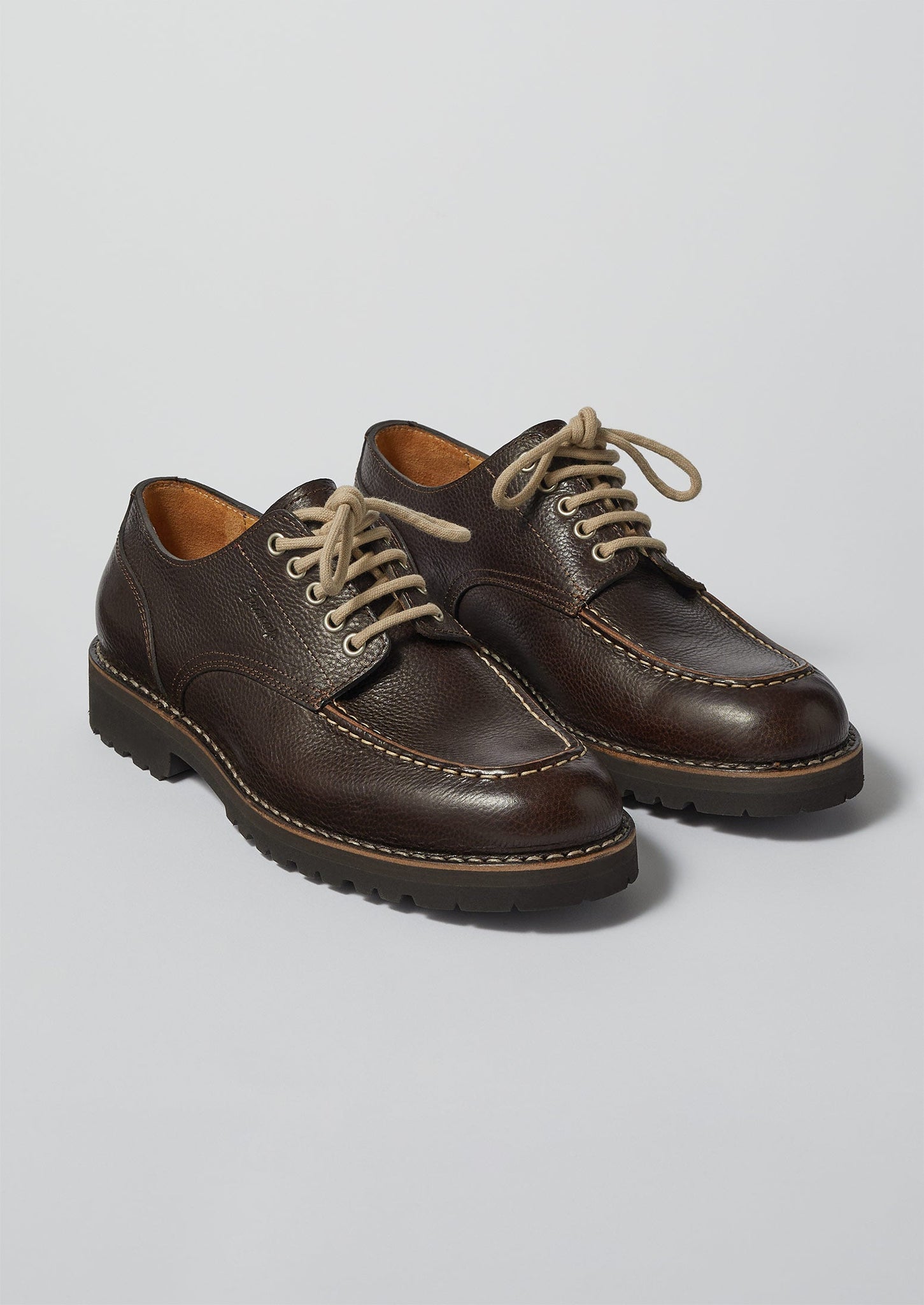 Fracap Postman Shoes | Dark Brown