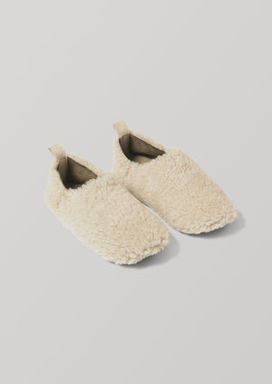 Sheepskin Slippers | Ecru