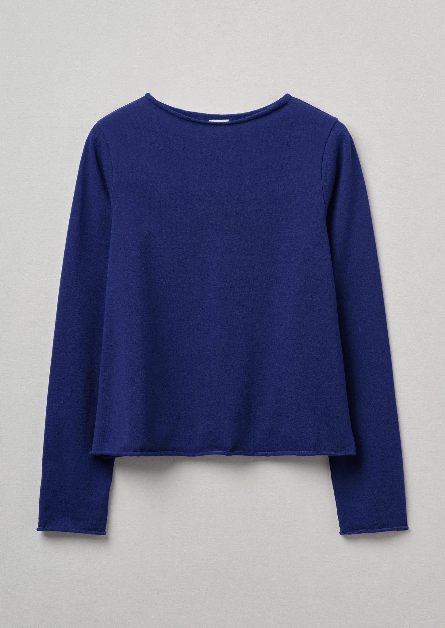Heavy Cotton Rolled Edge Tee | Azure